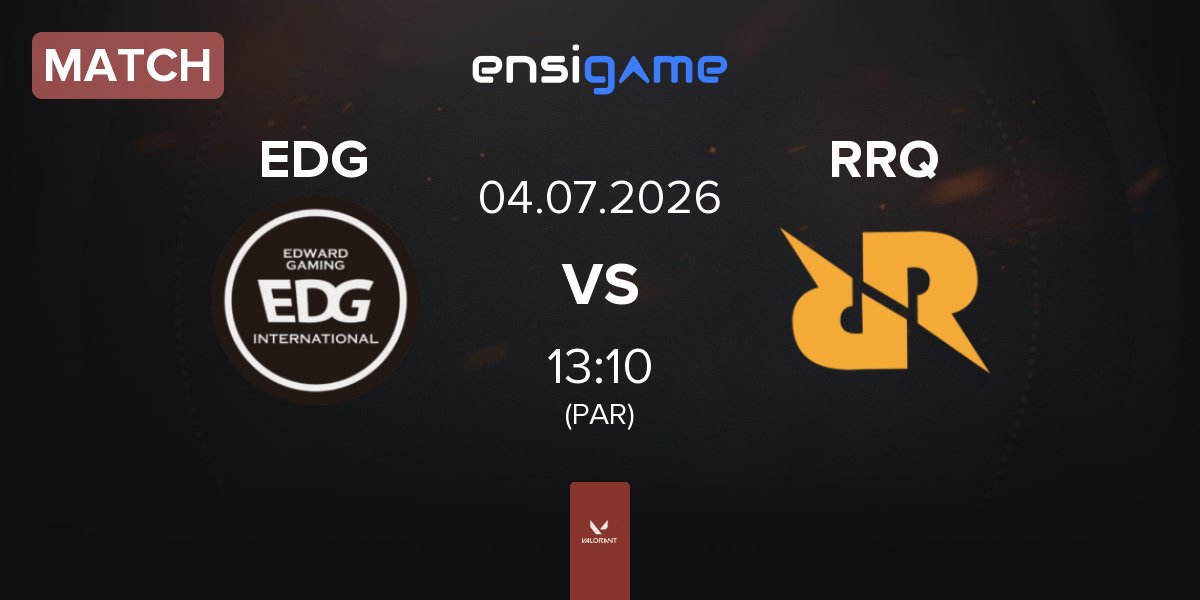 Partida Edward Gaming EDG vs Rex Regum Qeon RRQ | 04.07