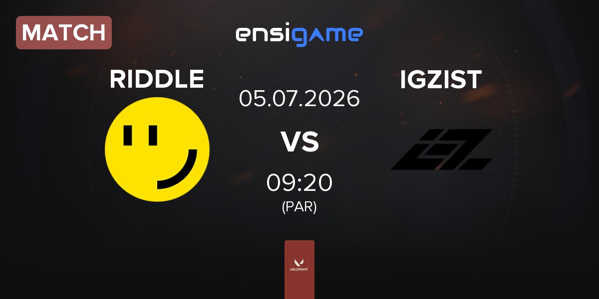Match RIDDLE ORDER RIDDLE vs IGZIST | 05.07