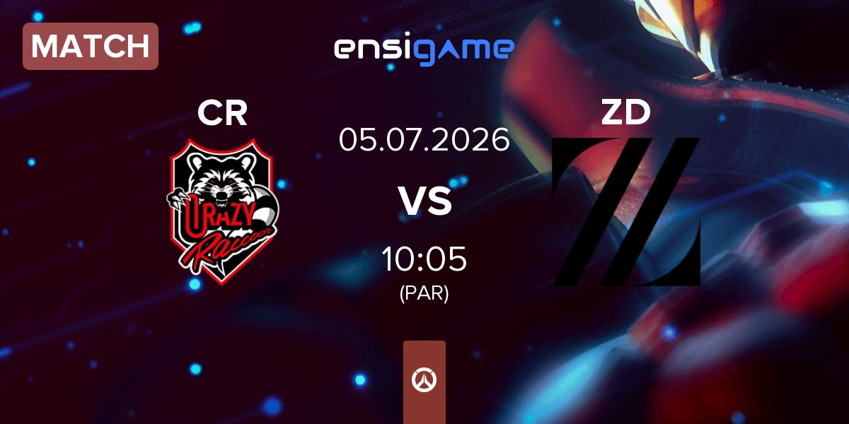 Match Crazy Raccoon CR vs Zeta Division ZD | 05.07