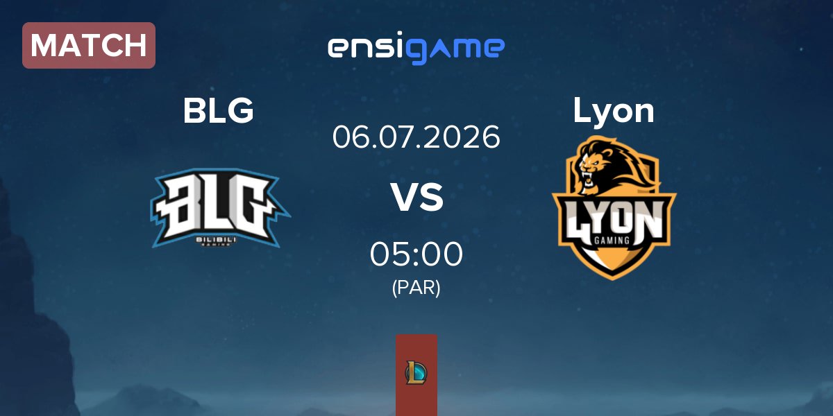 Partida Bilibili Gaming BLG vs Lyon Gaming Lyon | 06.07