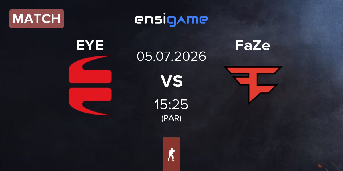 Partida EYEBALLERS EYE vs FaZe Clan FaZe | 05.07