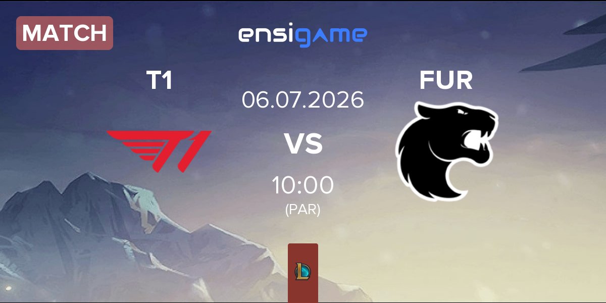 Partida T1 vs FURIA Esports FUR | 06.07