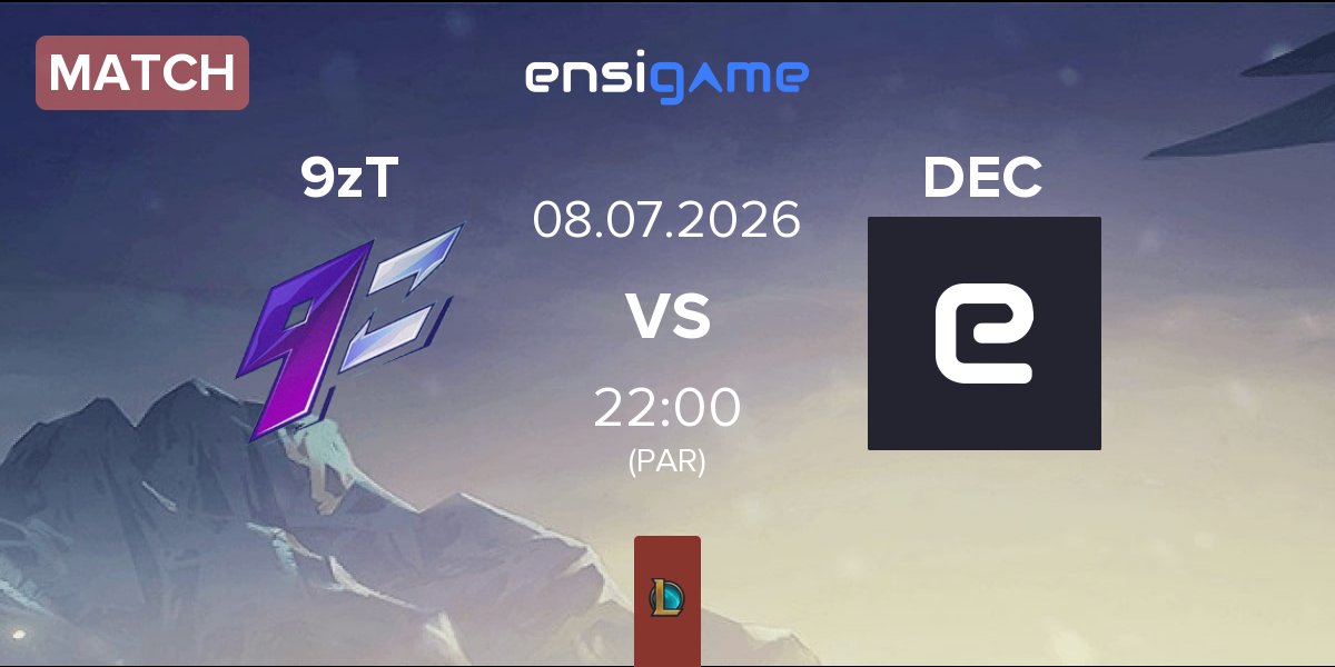 Partida 9z Team 9ZG vs Docta Esports Club DEC | 08.07