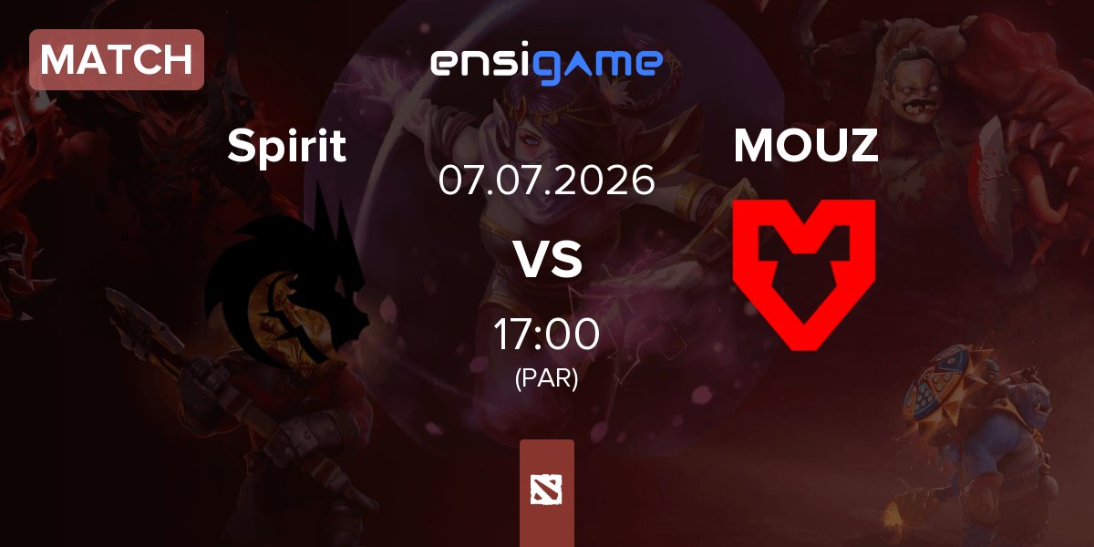 Partida Team Spirit Spirit vs MOUZ | 07.07