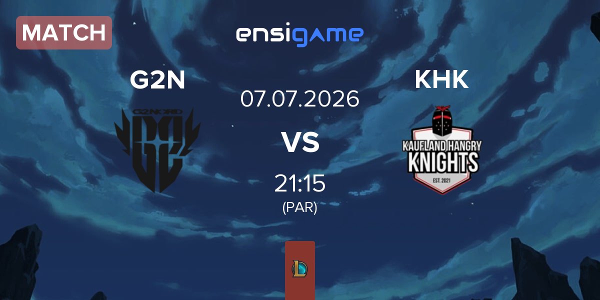 Match G2 NORD G2N vs Kaufland Hangry Knights KHK | 07.07
