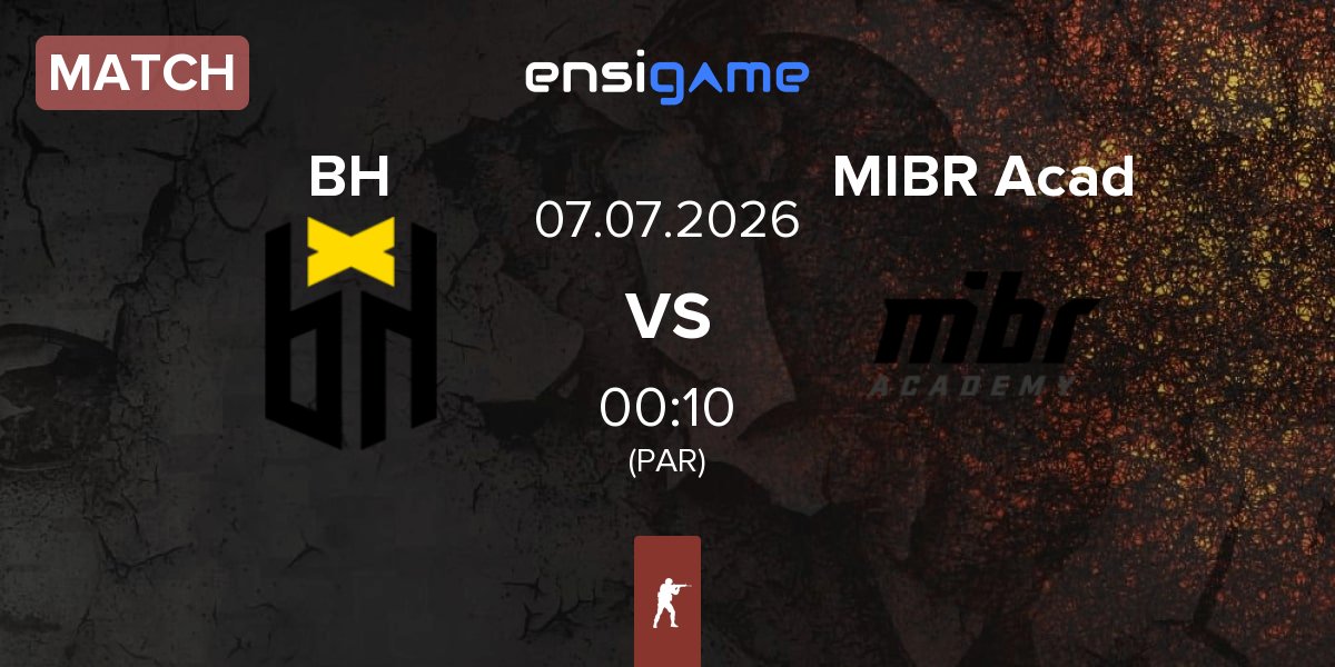 Match Bounty Hunters BH vs MIBR Academy MIBR Acad | 07.07