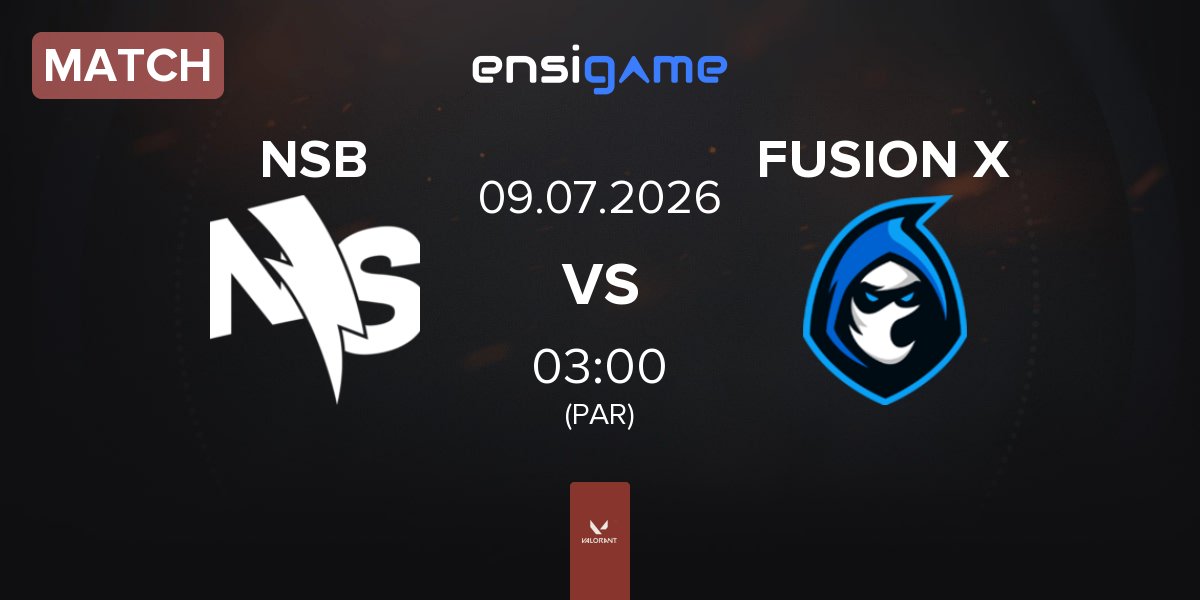Partida No Sweat Blossom NSB vs FUSION X | 08.07