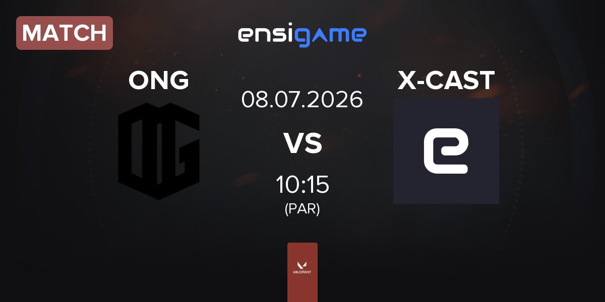 Match ONSIDE GAMING ONG vs X-CAST | 08.07