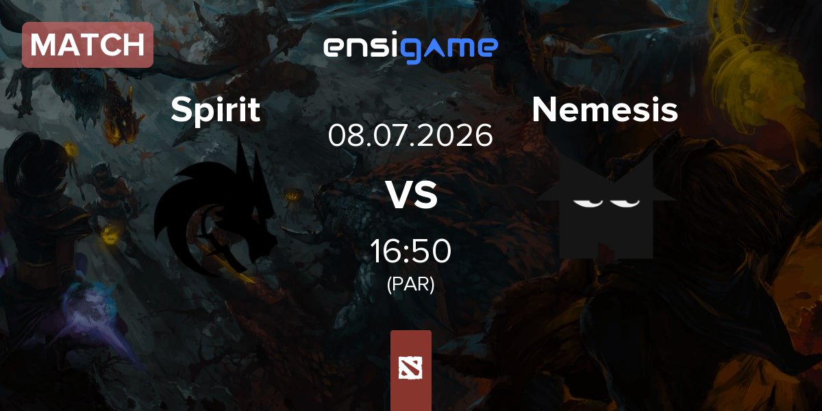 Match Team Spirit Spirit vs Team Nemesis Nemesis | 08.07