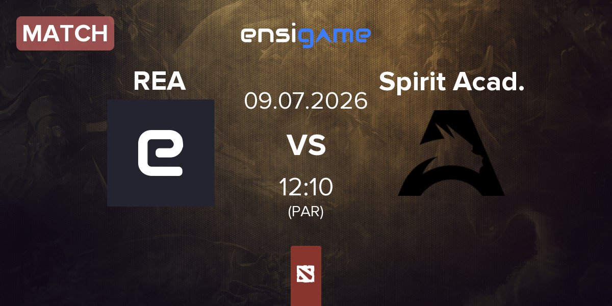 Match RE Arise RE.A vs Team Spirit Academy Spirit Acad. | 09.07