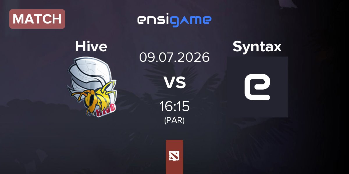 Partida Hive vs Team Syntax Syntax | 09.07