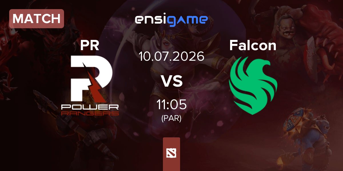 Partida Power Rangers PR vs Team Falcons Falcon | 10.07