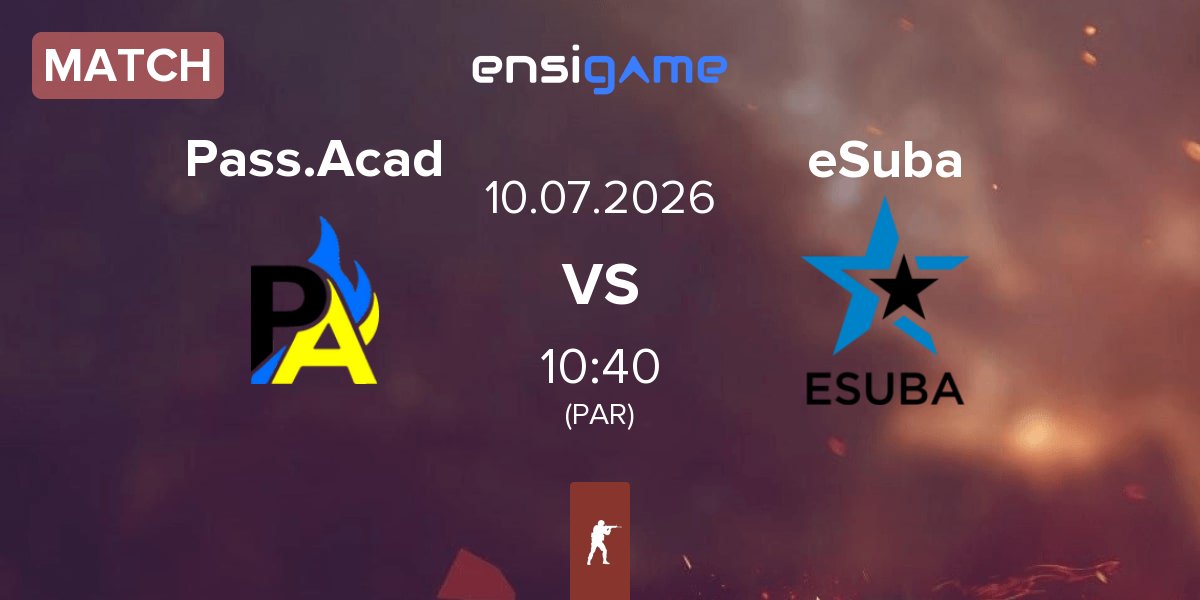 Match Passion Academy Pass.Acad vs eSuba | 10.07