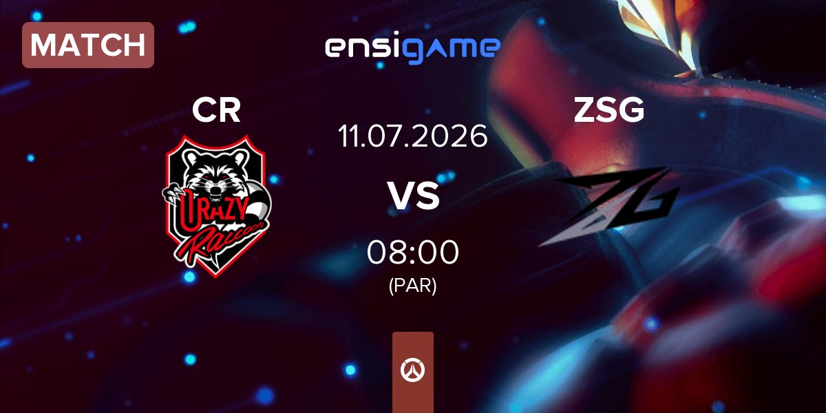 Match Crazy Raccoon CR vs ZANSIDE GAMING ZSG | 11.07