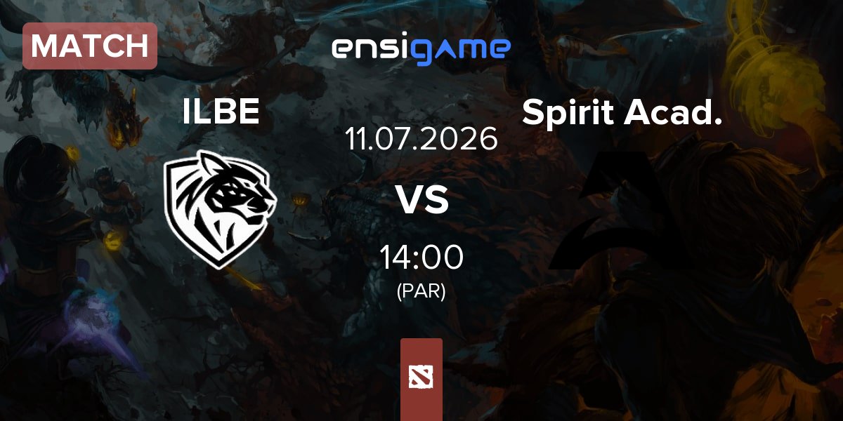 Match Ilbirs eSports ILBE vs Team Spirit Academy Spirit Acad. | 11.07