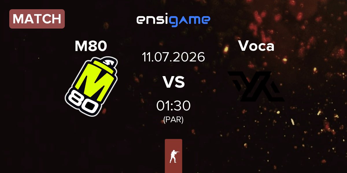 Partida M80 vs Team Voca Voca | 11.07