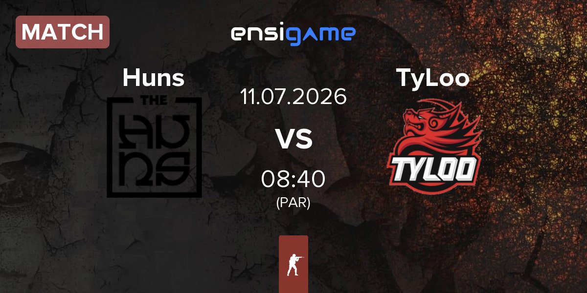 Partida The Huns Huns vs TyLoo | 11.07