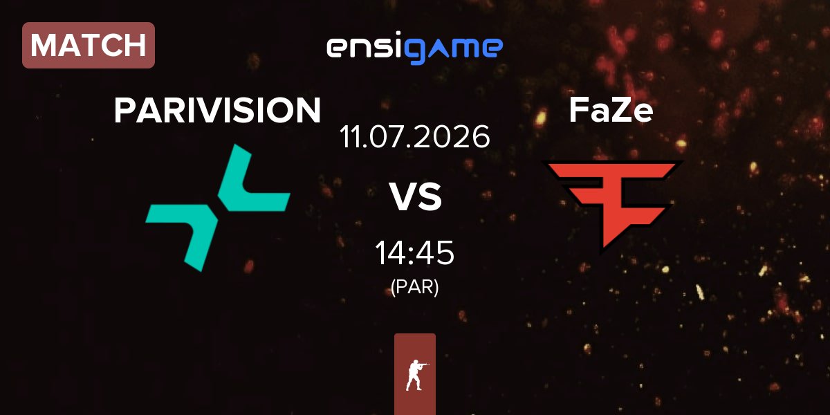 Partida PARIVISION vs FaZe Clan FaZe | 11.07