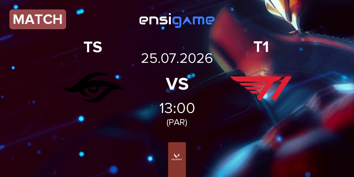 Match Team Secret TS vs T1 | 25.07