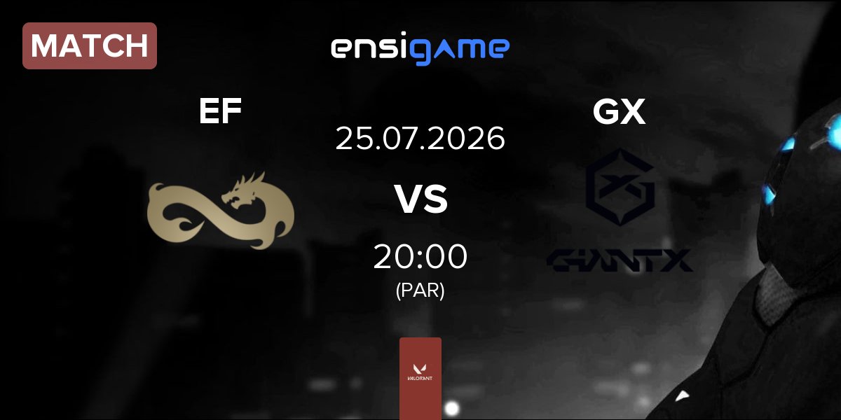 Match Eternal Fire EF vs GIANTX GX | 25.07