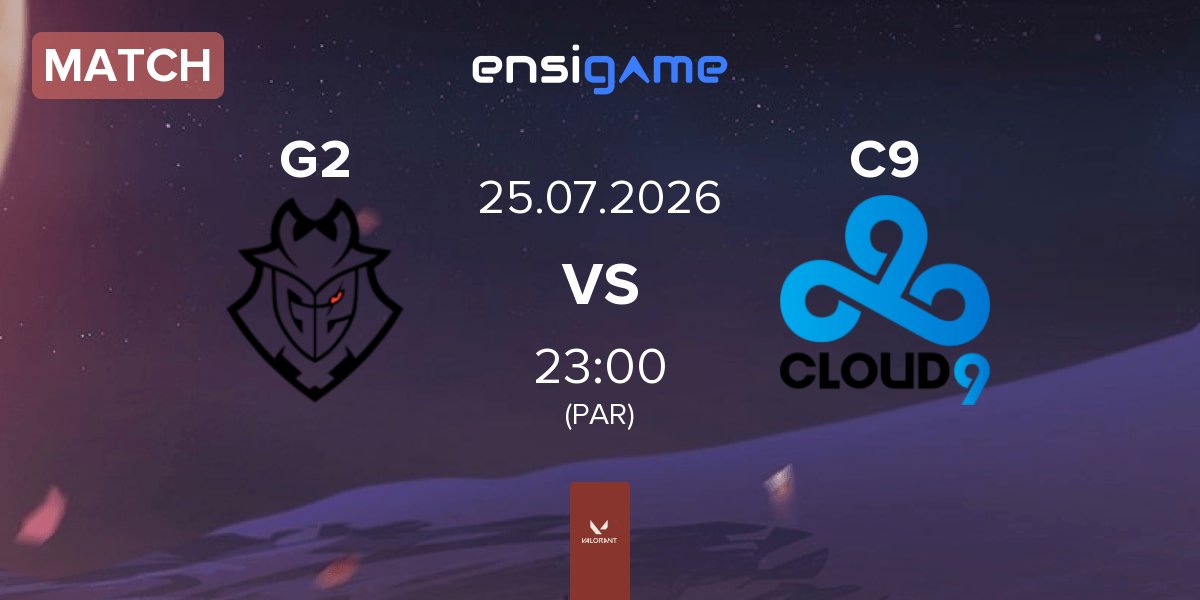 Match G2 Esports G2 vs Cloud9 C9 | 25.07
