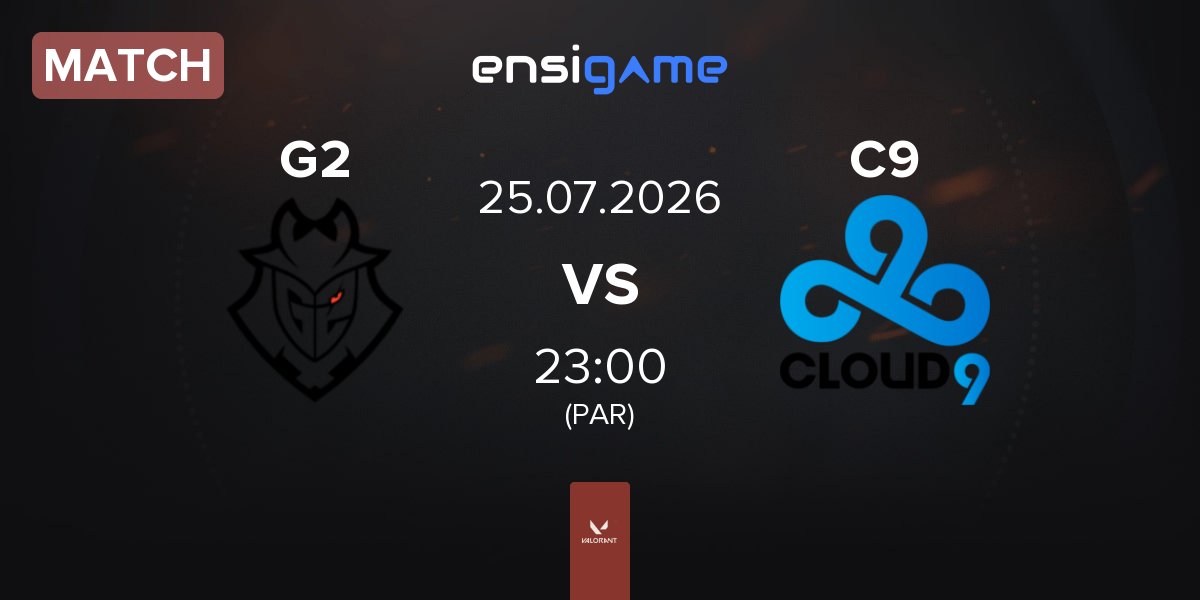 Partida G2 Esports G2 vs Cloud9 C9 | 25.07