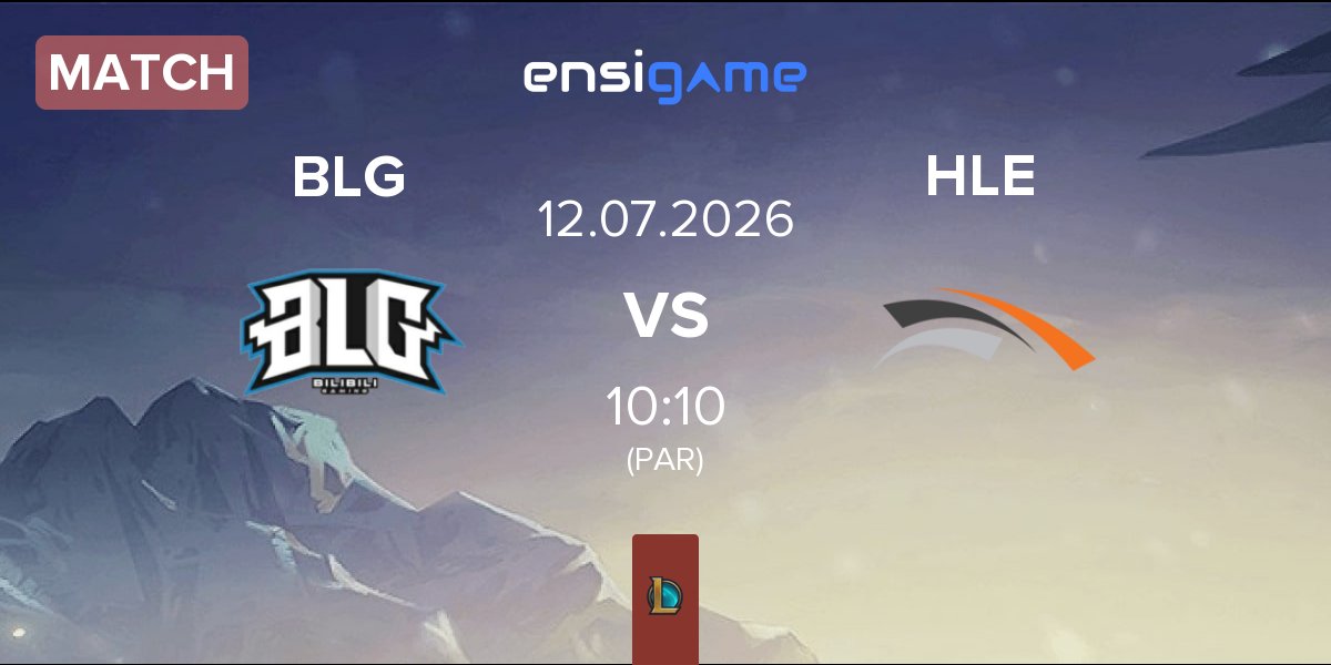 Partida Bilibili Gaming BLG vs Hanwha Life Esports HLE | 12.07