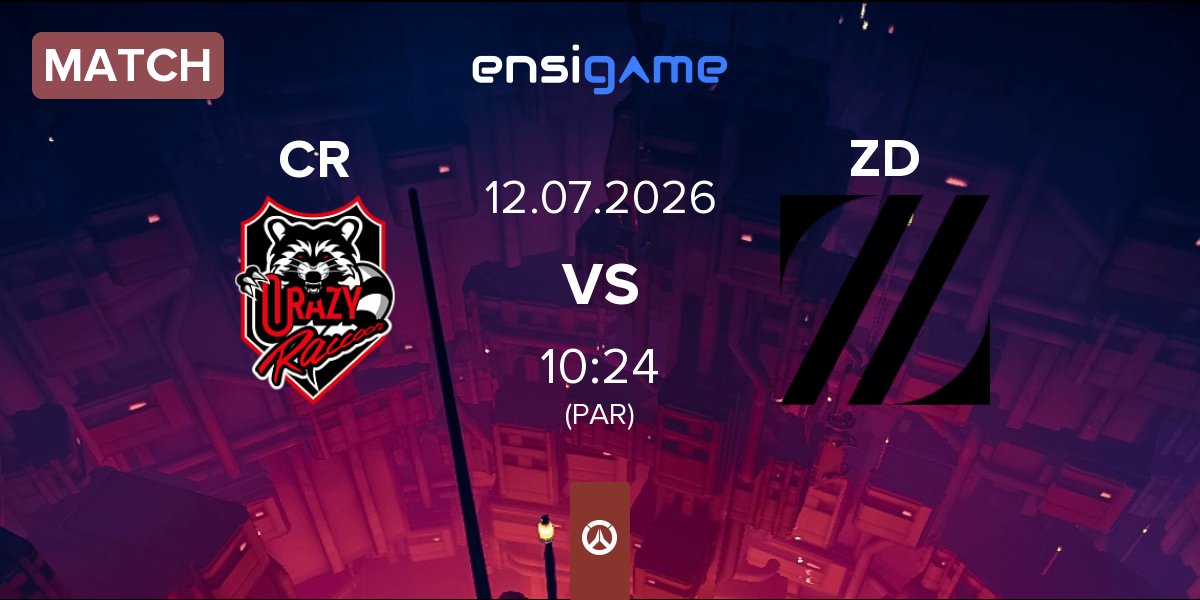 Match Crazy Raccoon CR vs Zeta Division ZD | 12.07