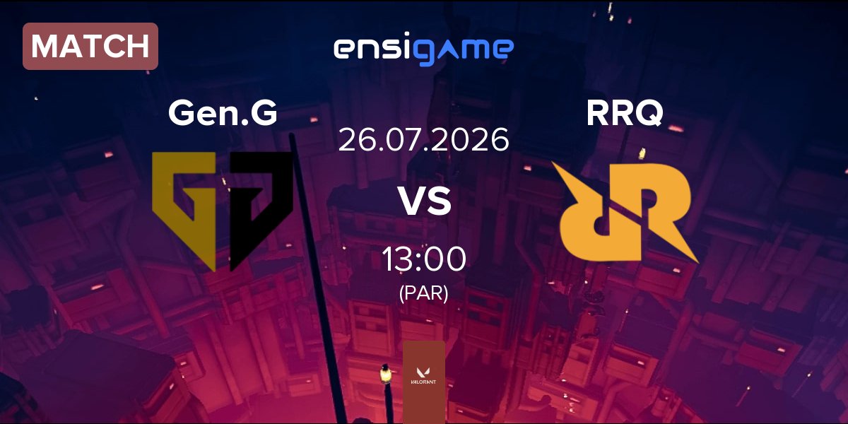 Match Gen.G Esports Gen.G vs Rex Regum Qeon RRQ | 26.07