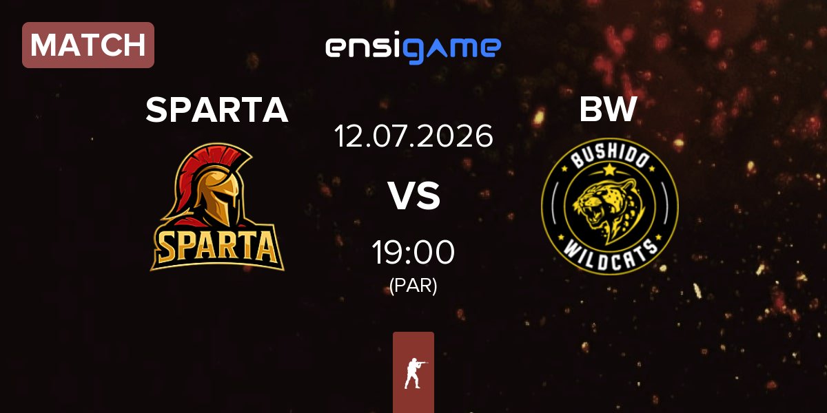 Partida SPARTA Esports SPARTA vs Bushido Wildcats BW | 12.07