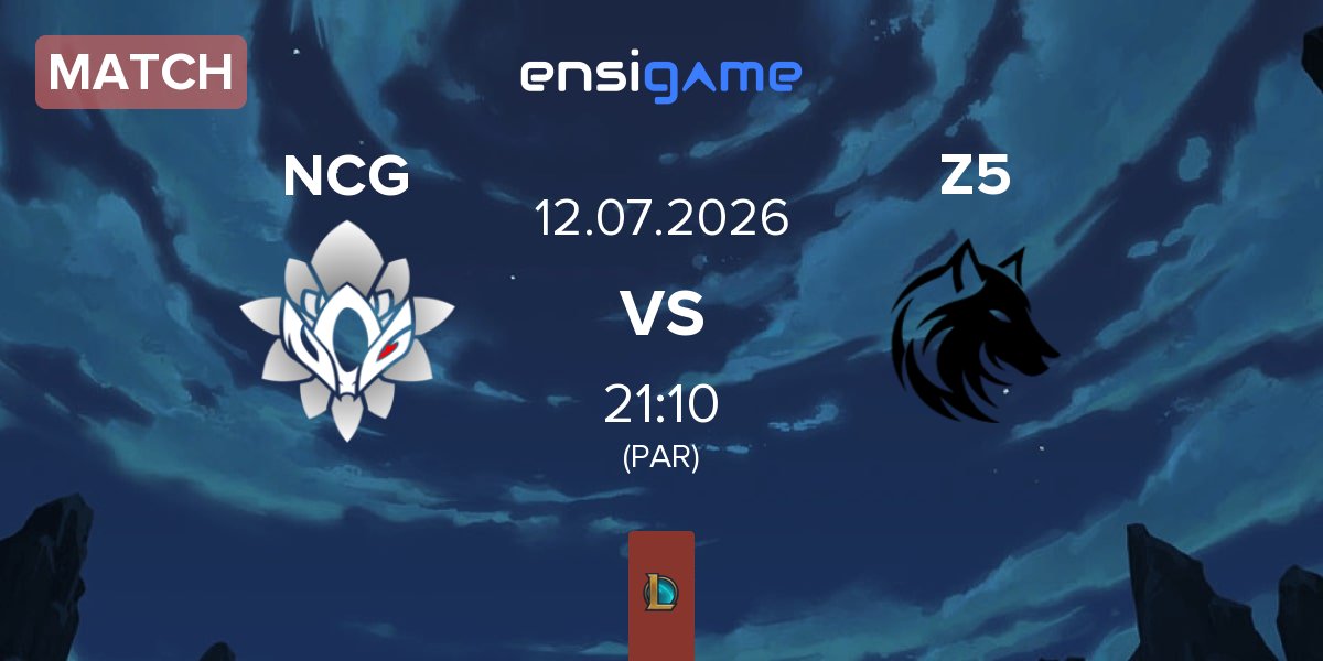 Match NCG Esports NCG vs Zeu5 Esports Z5 | 12.07
