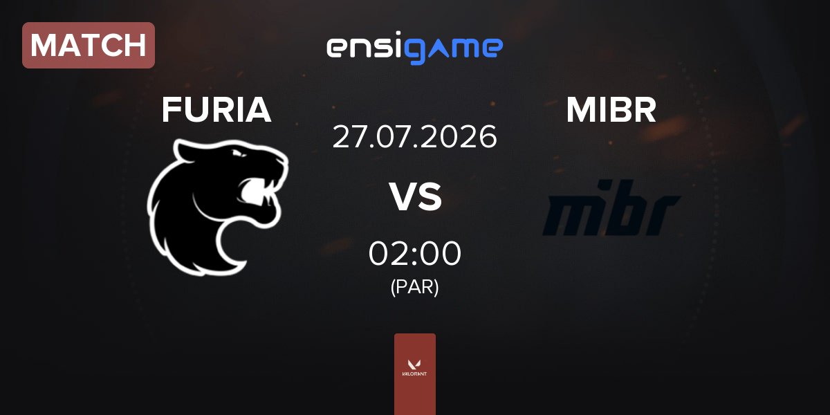 Match FURIA Esports FURIA vs Made in Brazil MIBR | 27.07