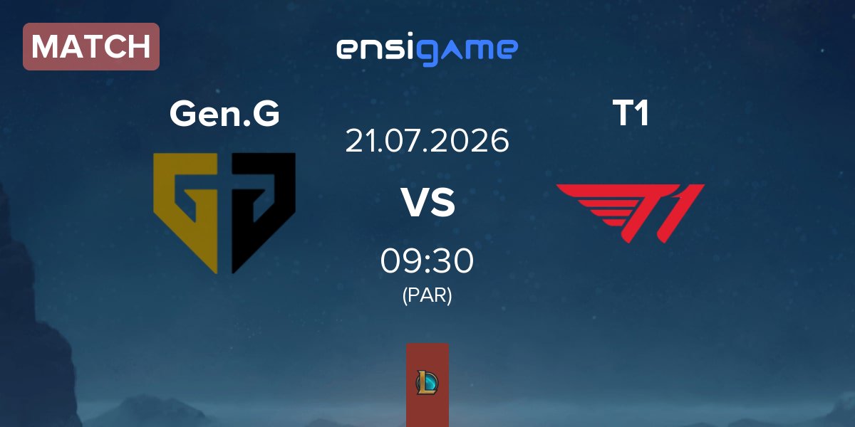 Match Gen.G Esports Gen.G vs T1 | 21.07