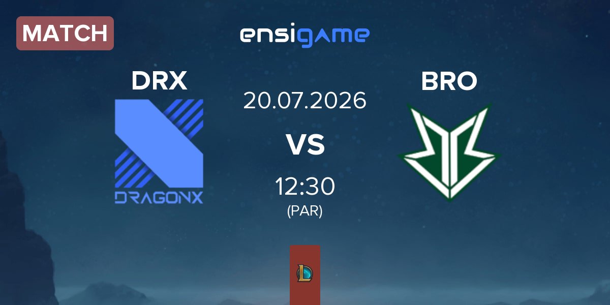 Partida Kiwoom DRX DRX vs HANJIN BRION BRO | 20.07