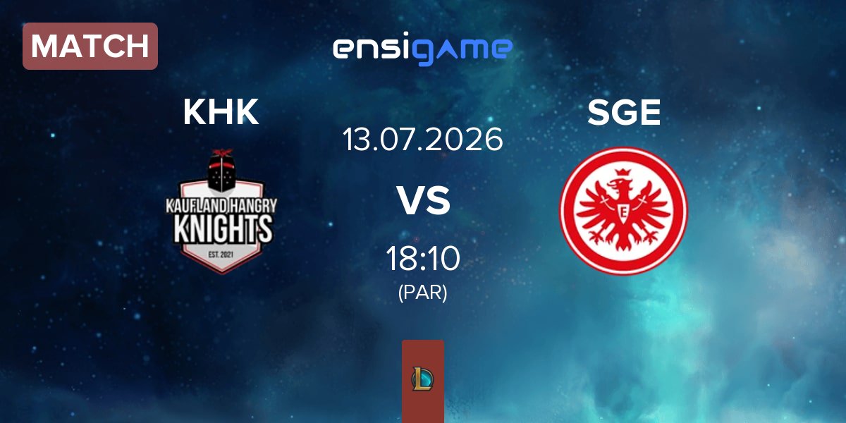 Match Kaufland Hangry Knights KHK vs Eintracht Frankfurt SGE | 13.07
