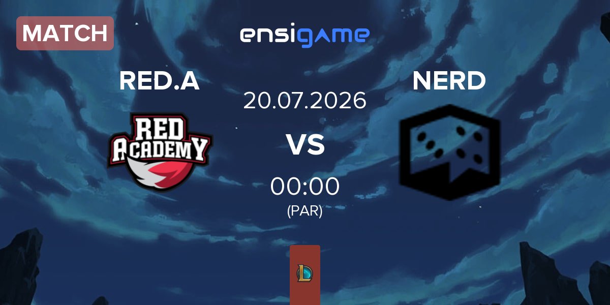 Partida RED Academy RED.A vs Ei Nerd Esports NERD | 20.07