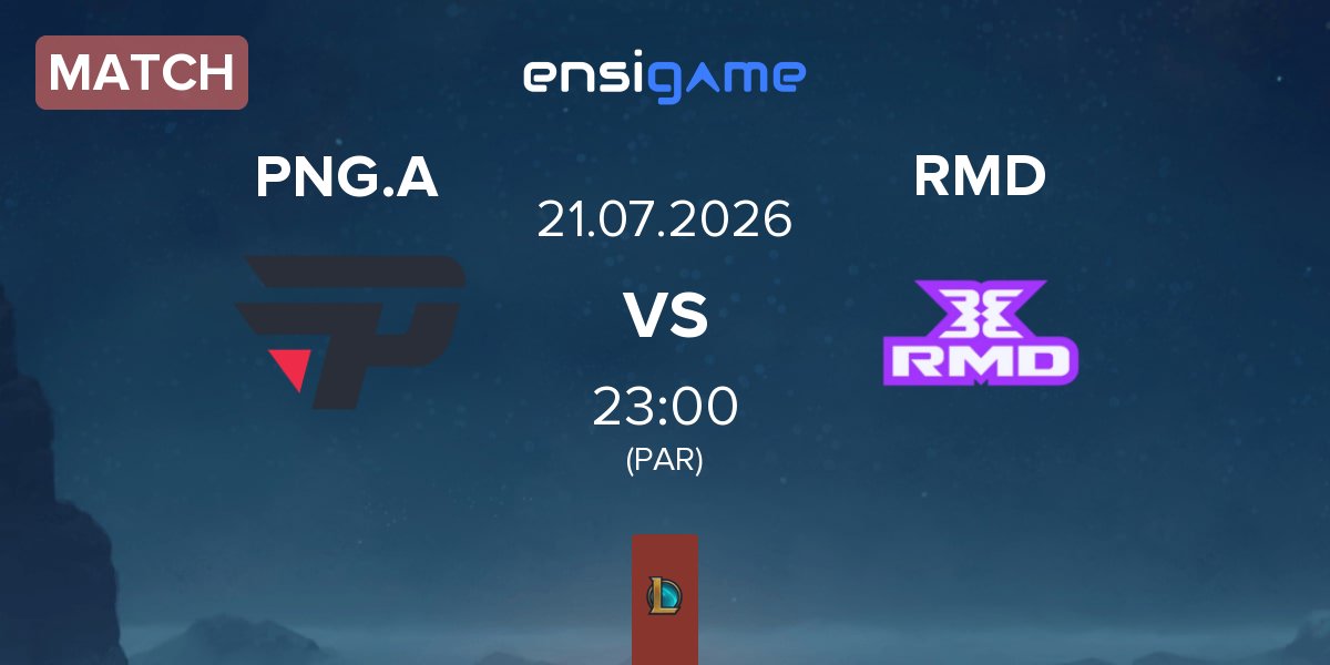 Match paiN Gaming Academy PNG.A vs RMD Gaming RMD | 21.07