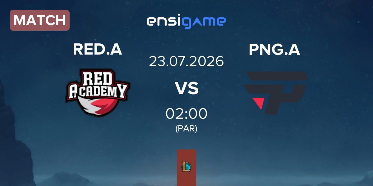 Partida RED Academy RED.A vs paiN Gaming Academy PNG.A | 23.07