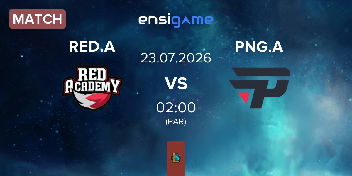 Match RED Academy RED.A vs paiN Gaming Academy PNG.A | 22.07