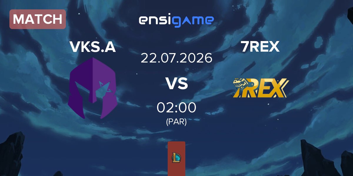 Partida Vivo Keyd Stars Academy VKS.A vs 7REX | 22.07