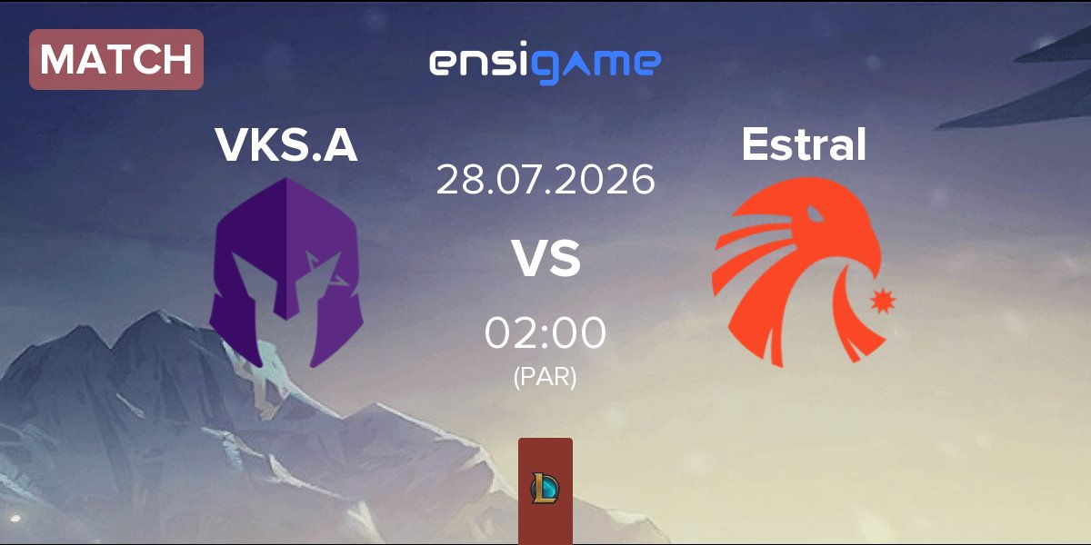Partida Vivo Keyd Stars Academy VKS.A vs Estral Esports Estral | 28.07