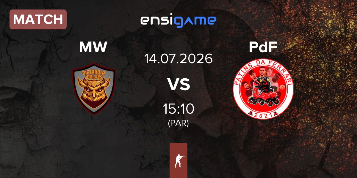 Match Metanoia Wolves MW vs Patins da Ferrari PdF | 14.07
