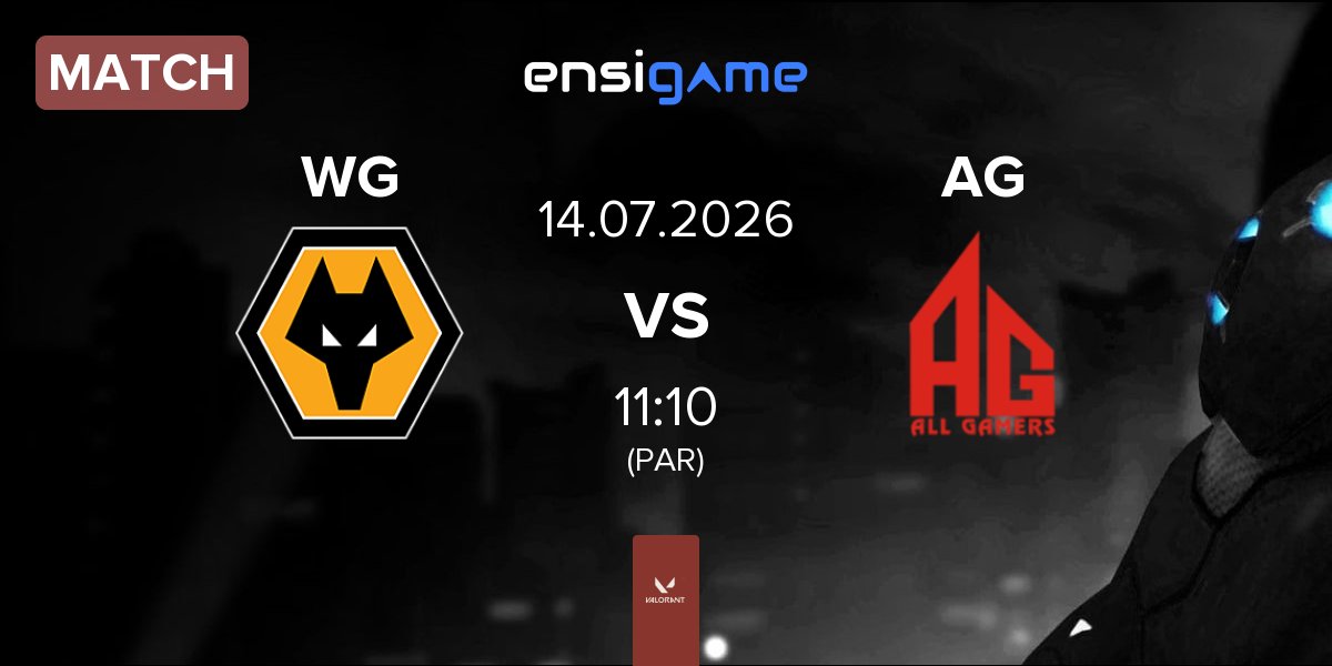 Match Wolves Esports WG vs ALL GAMERS AG | 14.07