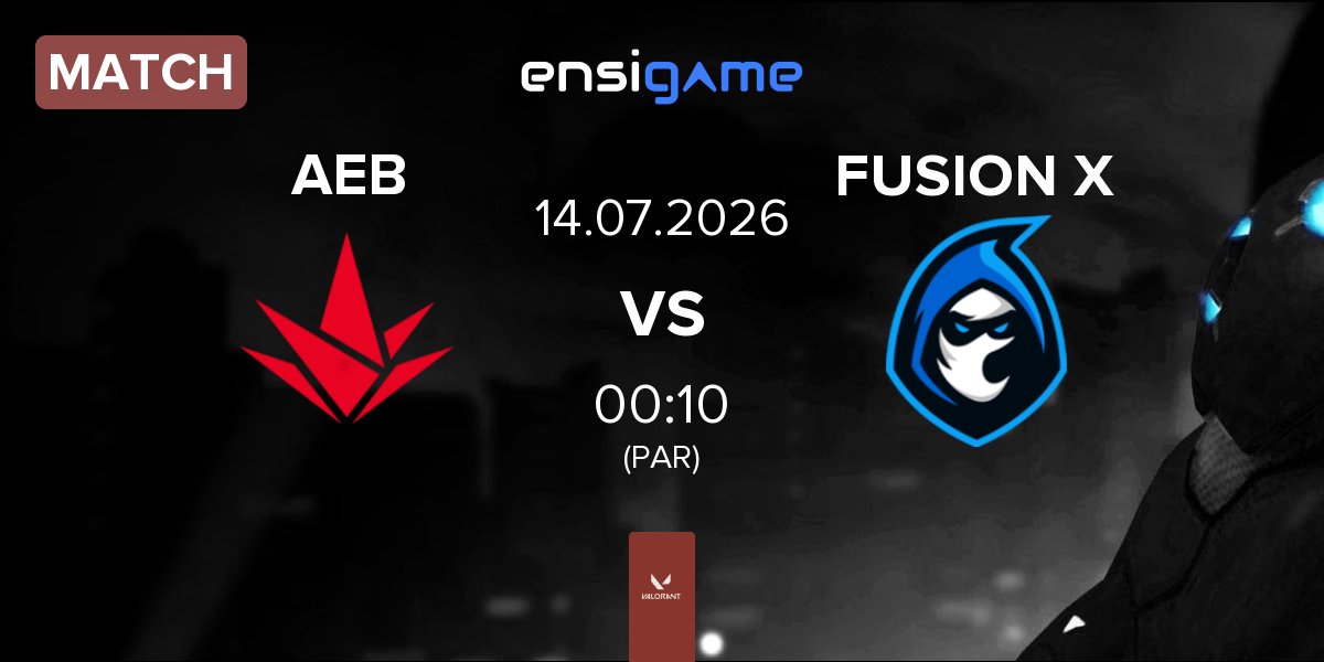 Partida Akave Esports Black AEB vs FUSION X | 14.07