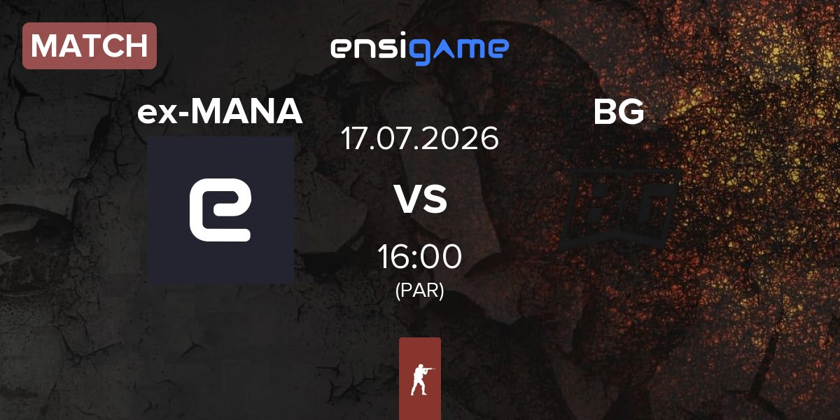 Match ex-MANA eSports ex-MANA vs benched gods BG | 17.07