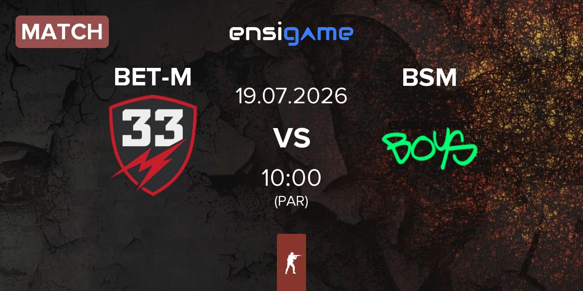 Match BET-M 33 BET-M vs BASEMENT BOYS BSM | 19.07
