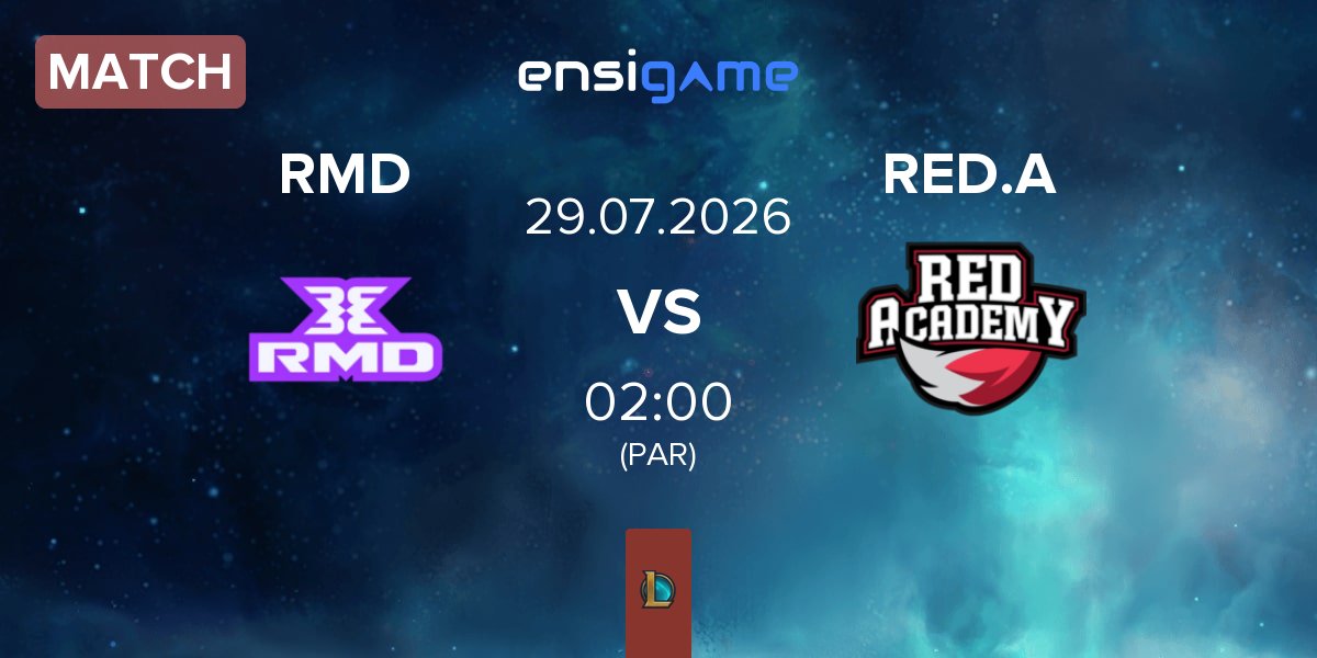 Match RMD Gaming RMD vs RED Academy RED.A | 28.07