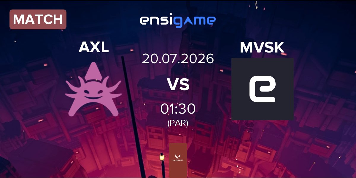 Match Axolotl AXL vs MVSK Secret MVSK | 20.07