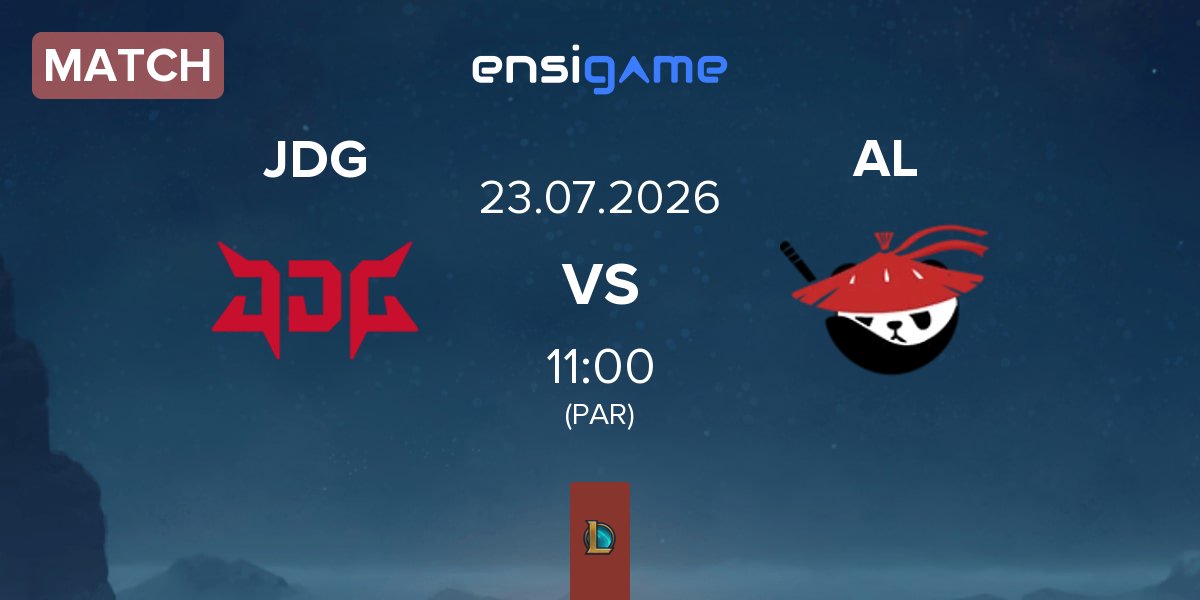 Match JD Gaming JDG vs Anyone's Legend AL | 23.07