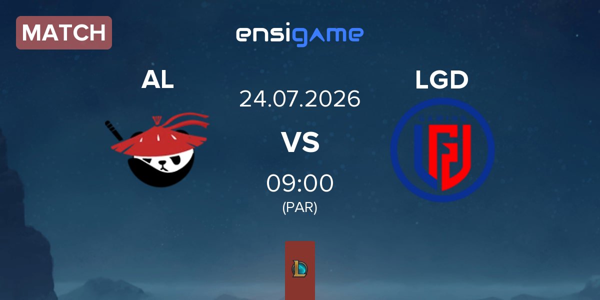 Match Anyone's Legend AL vs LGD Gaming LGD | 24.07